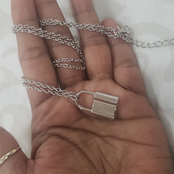 Women/men Dainty Layered Choker Necklace Pendant Adjustable Punk - Picture 10 of 12